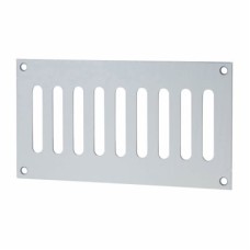 Exel Plain Slotted Vent - 165 x 89mm - 3040mm² Free Air Flow - Satin Aluminium