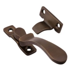 Hampstead Victorian Wedge Casement Window Fastener - Reversible - Antique Bronze
