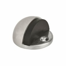 Exel Half Moon Floor Door Stop - 25 x 45mm - Satin Anodised Aluminium