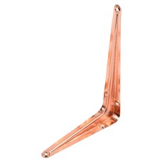 Rothley London Pattern Shelf Bracket - 200 x 150mm - Polished Copper