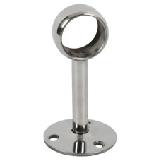 Rothley 25mm Hanging Rail Centre Bracket - Polished Stainless Steel 