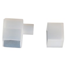 Integral LED End Cap From Bottom End for 12 x 17mm Side Bend Neon Strip Light - Pack of 5