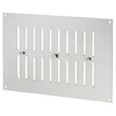 Exel Hit & Miss Vent - 242 x 165mm - Satin Chrome