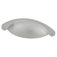 Exel Chest Cabinet Cup Handle - 64mm Centres - Matt Chrome