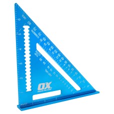 OX Pro Aluminium Rafter Square - Metric - 180mm