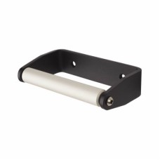 Locking Toilet Roll Holder - 12-21mm Panels - Black Fine Textured