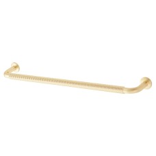 Exel Crewe 10mm Reeded D-Bar Cabinet Pull Handle - 224mm Centres - Satin Brass