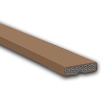 Pyroplex Plain Fire Only Intumescent Strip - FD60 - 20 x 4 x 2100mm - Brown - Pack of 50