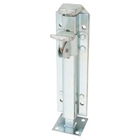 Garage Foot Bolt - 210 x 51 x 16mm - Zin...