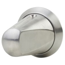 Anti-Ligature Mortice Door Knob - 63mm Rose Diameter - Satin Stainless Steel