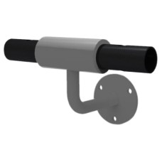 FibreRail Bracket - Key Clamp System - Wall Mount Tee - Grey