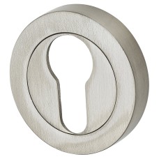 Serozzetta by Carlisle Brass Varese Escutcheon - 50mm Diameter - Euro - Satin Nickel