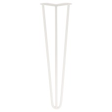Exel Hairpin Leg - 3 Pin - 500mm Height - White - Pair