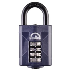 Squire Combination All Weather Padlock - 50mm Body - 22 x 26mm Shackle - Blue