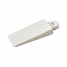 Door Wedge - 58 x 20mm - White Rubber - Pack of 10