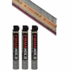 TIMCO FirmaHold First Fix Nail and Gas - Ring - 34° Angled - 2.8 x 50mm - HDGV - 3 Fuel Cells