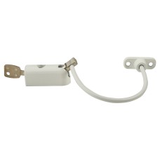 Jackloc Pro-2 Key-Locking Cable Window Restrictor Trade Pack - White - Pack of 5