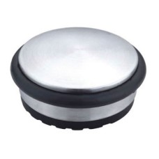 Hampstead Heavy Duty Puck Door Stop - 94 x 38mm - Satin Stainless Steel