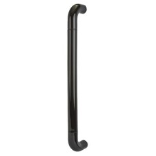Hoppe AR602/600 Nylon D-Bar Door Pull Handle - Bolt Fix - 600mm c/c - Ebony Black