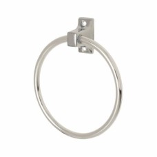 Croydex Sutton Towel Ring - 170 x 150 x 42mm - Polished Chrome