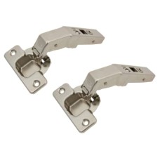 Blum CLIP Top Blind Corner Cabinet Hinge - 95° - Sprung - Inset - Zinc Plated - Pair