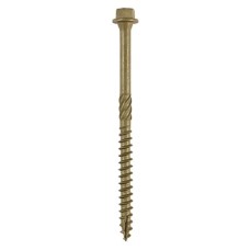 TIMCO Timber Frame Screws Hex Head - 6.7 x 100mm - Green - Pack of 50