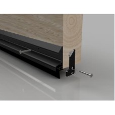 Stormguard XRD Rain Deflector with Rubber Seal - 914mm Length - Inward/Outward Opening Doors - Black