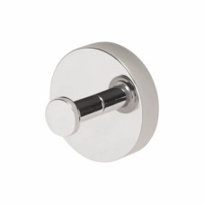 Croydex Romsey Single Robe Hook - 53 x 37mm - Polished Chrome