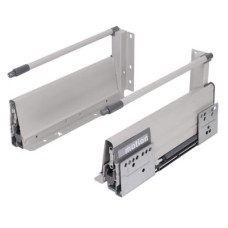 FVG Innobox Soft Close Drawer Pack - Includes 1 x Pair of Rods - (H) 164mm x (D) 450mm - Grey