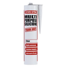 Evo-Stik General Purpose Silicone Sealant - 290ml - Clear