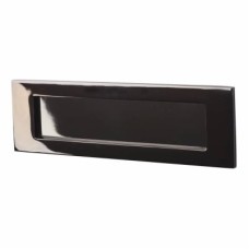 Letter Plate - 254 x 74mm - Black Nickel