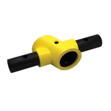 FibreRail Mid Rail - Key Clamp System - 63° - Yellow
