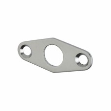Budget Lock Escutcheon - 51 x 21mm - Satin Chrome