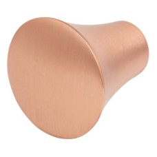 Crofts & Assinder Malvern Round Cabinet Knob - 30mm Diameter - Brushed Copper