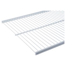 Exel Top Track System - Ventilated Shelf - 600 x 300mm - White 