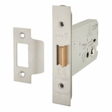 Hampstead Heavy Duty Flat Latch - 107mm Case - 82mm Backset - Satin Stainless Steel
