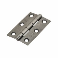 Olde Forge Butt Door Hinge - 76 x 51 x 1.5mm - Pewter - Pair