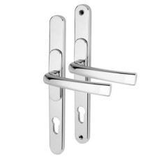 Adjustable uPVC Multipoint Door Handle - 59-96mm c/c - Polished Chrome
