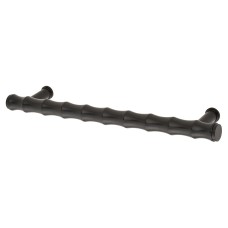Alexander & Wilks Crispin Bamboo 15mm T-Bar Cabinet Pull Handle - 160mm Centres - Matt Black