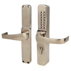 Codelocks CL0470 Push Button Code Lock - Aluminium Doors - PVD Stainless Steel