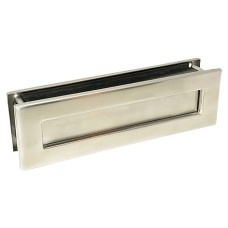 From The Anvil Traditional Letter Plate - 315 x 92mm - Door Thickness 42-72mm - Satin Stainless