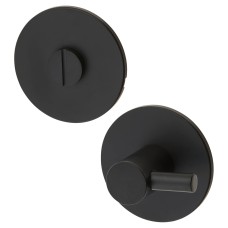 Jigtech Schema Orka Bathroom Turn & Release - 53mm Diameter - Matt Black