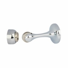 Magnetic Door Stop & Holder - 88 x 44mm - Polished Chrome