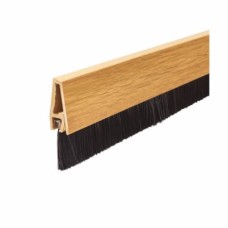 Exitex Brush Seal Strip - 914mm Length - Brush Size 22mm - Light Oak Effect