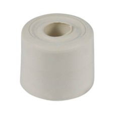 Exel PVC Floor Door Stop - 21 x 28mm - White - Pack of 10