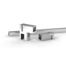 Bohle Reinforcement Bar Set - Square - 1210mm Length - Polished Chrome