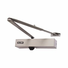 Briton 2003V Fire Door Closer - Power Size 1-4 - Push/Pull Mounting - Silver Arm/Cover
