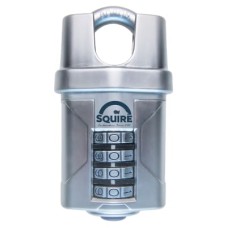 Squire Vulcan Combination Closed Shackle Padlock - 50mm Body - 22 x 15mm Shackle - Blue 
