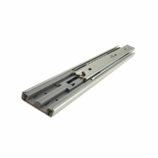 FVG 45.5mm Ball Bearing Soft Close Drawer Runner - Double Extension - 600mm Length - 25kg - Zinc