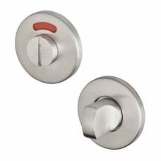 Exel Bathroom Turn & Release with Indicator - 51 x 51mm - Satin Stainless Steel